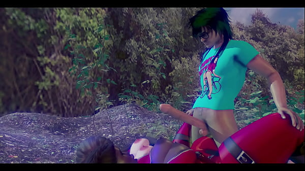 ebony and ivory girl big butt and tits fuck a young man