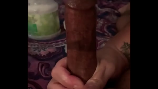 Playing with my hubby’s black cock