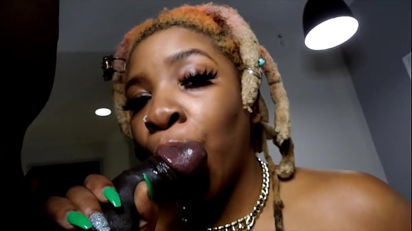 Ebony goddess can’t get enough of that big black dick!